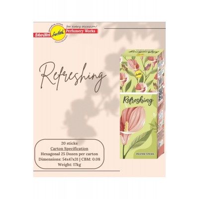 Sree Vani Refreshing Hexagonal (CANLANDIRCI) Çubuk Tütsü 20'li&hellip;