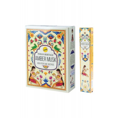 Sree Vani Amber Musk Masala Naturel Çubuk El Yapımı Tütsü