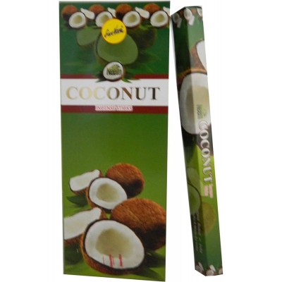 Sree Vani Coconut Hexagonal Premium Kalite Çubuk Tütsü 20 Li