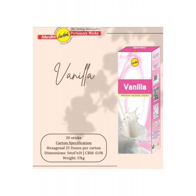Sree Vani Vanilla Hexagonal Premium Kalite Çubuk Tütsü (ŞİFA&hellip;